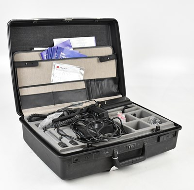 Lot 293 - A cased wall mounted Keeler optician's...