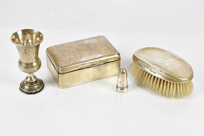 Lot 1070 - JOSEPH LOCK; a Victorian hallmarked silver...