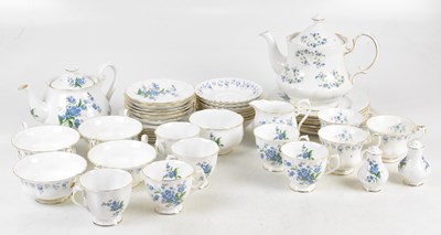 Lot 774 - ROYAL ALBERT; a 'Forget Me Not' pattern tea...
