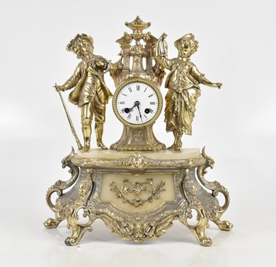 Lot 302 - An early 20th century French gilt metal and...