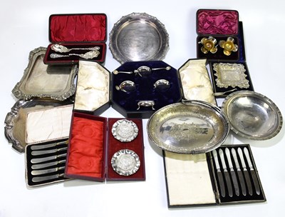 Lot 2023 - A selection of 19th century silver plated...