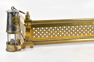 Lot 1494 - An Eccles Protector silvered metal and brass...