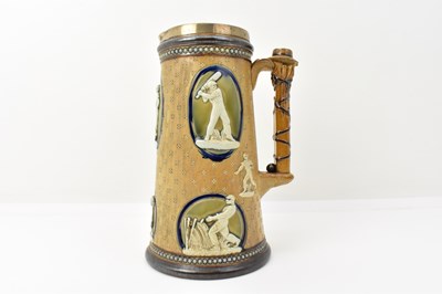 Lot 660 - DOULTON LAMBETH; a large 19th century...