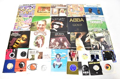 Lot 601 - A quantity of vinyl LP records and 45rpm...