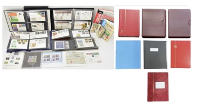 Lot 550 - Seven albums of GB stamps, from Queen Victoria...