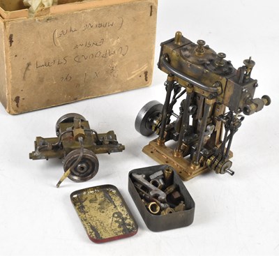 Lot 822 - A vintage engine from a submarine/model boat.