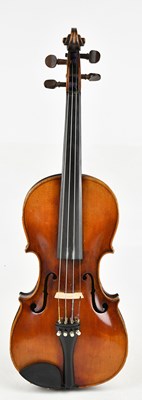 Lot 1314 - A full size German violin, Stainer copy,...