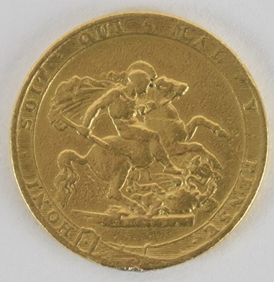 Lot 1396 - A George III 1817 full sovereign.