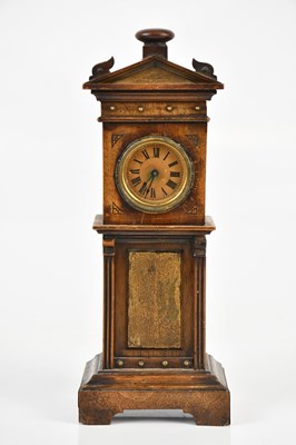 Lot 313 - An early 20th century miniature longcase clock,...