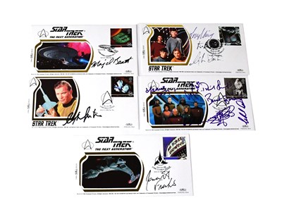 Lot 799 - STAR TREK: THE NEXT GENERATION; Five first day...