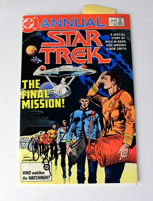Lot 797 - STAR TREK; DC Annual 'The Final Mission!',...