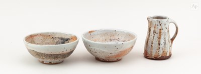 Lot 733 - YO THOM (born 1973); a pair of stoneware bowls...