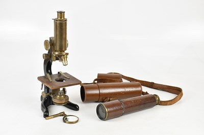 Lot 291 - W WATSON & SONS LTD, LONDON; a brass...