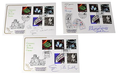 Lot 784 - JAWS; three first day covers, two bearing the...