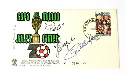 Lot 665 - BRAZIL WORLD CUP 1970; a first day cover...