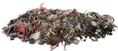 Lot 1362 - A large quantity of assorted costume jewellery...