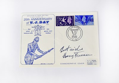 Lot 727 - AMERICAN POLITICS; a first day cover bearing...