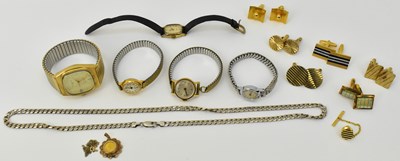 Lot 1332 - A group of mixed costume jewellery including a...