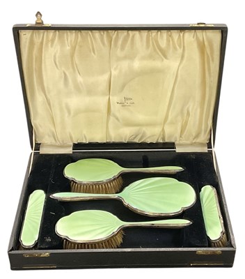 Lot 1043 - WALKER & HALL; a cased George VI hallmarked...