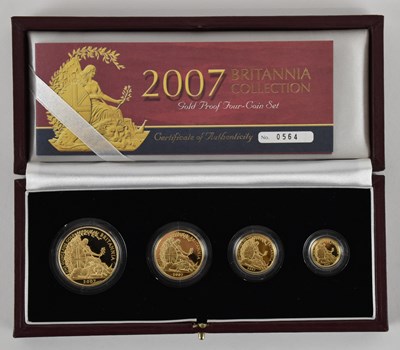 Lot 1377 - ROYAL MINT; a 2007 Britannia Collection Gold...