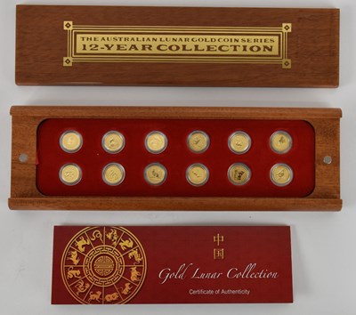 Lot 1384 - ROYAL MINT; the Australian Lunar Gold Coin...