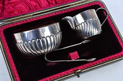 Lot 1403 - HILLIARD & THOMPSON; a Victorian hallmarked...