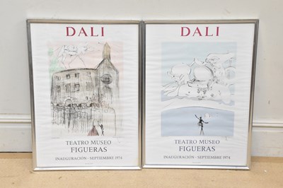 Lot 498 - SALVADOR DALI (1904-1989); a pair of signed...