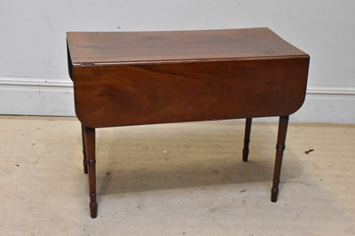 Lot 1294 - A Victorian mahogany drop-leaf Pembroke table...