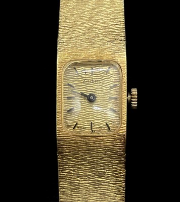 Lot 1362 - ZODIAC; a lady's 1970s 18ct yellow gold...