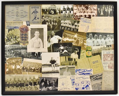 Lot 663 - SIR TOM FINNEY; a framed montage dedicated to...