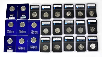Lot 982 - 50P COLLECTOR CLUB; a Collectors' Club fitted...