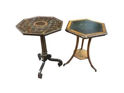Lot 1240 - THOMAS MESSEL; an Italian painted tripod table...