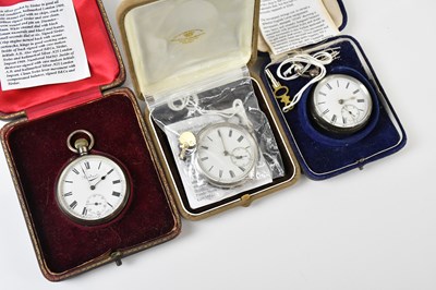 Lot 523 - SIRDAR; a sterling silver cased open face...