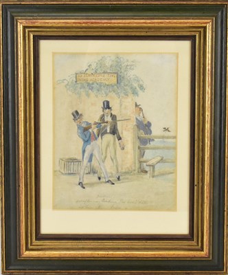 Lot 636 - HENRY HEATH (active 1824-1828); a pencil and...