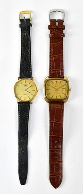 Lot 1167 - OMEGA; a Seamaster quartz wristwatch, and a...