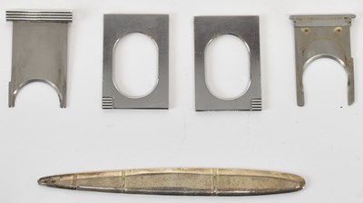Lot 1072 - ALFRED DUNHILL & SONS; a 925 hallmarked silver...