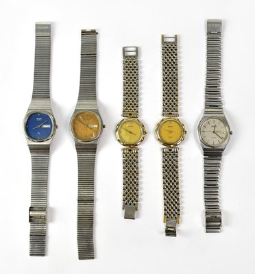 Lot 1170 - RADO; five wristwatches, comprising three...
