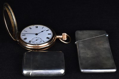 Lot 825 - An Edwardian hallmarked silver curved breast...