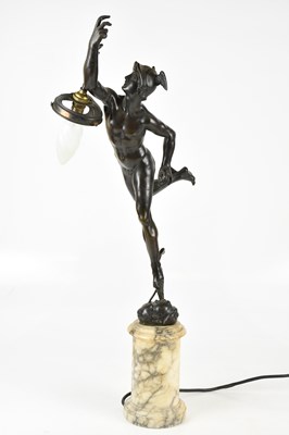 Lot 1544 - A decorative reproduction bronze representing...