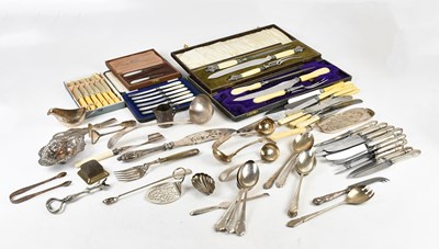 Lot 1518 - An extensive collection of assorted silver...