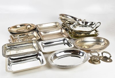 Lot 1520 - A large quantity of assorted silver plated...