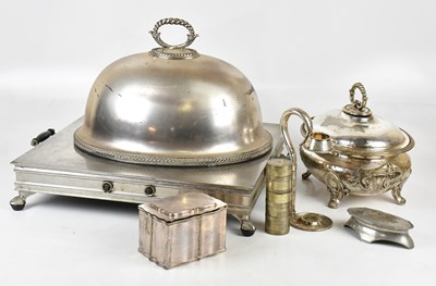 Lot 1507 - A large silver plated twin handled Premier...