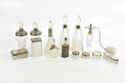 Lot 812 - A collection of Georgian and later cut glass...
