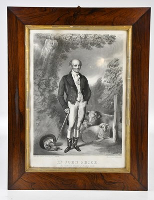 Lot 406 - FRED TATHAM: engraving, 'Mr John Price, the...