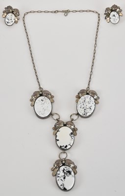 Lot 1231 - KIRK SMITH; a contemporary necklace and...