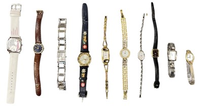 Lot 1837 - Ten various lady's dress watches (10).