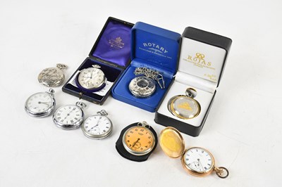 Lot 546 - A mixed collection of pocket watches...