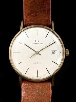 Lot 1361 - GARRARD; a gentleman's vintage 9ct yellow gold...