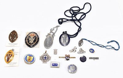 Lot 1198 - A small assortment of nursing medal and related badges