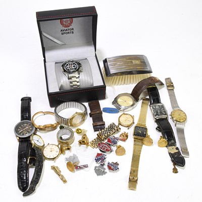 Lot 1724 - A selection of gentleman's wristwatches...